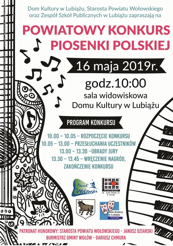 powiatowy konkurs piosenki polskiej 2019